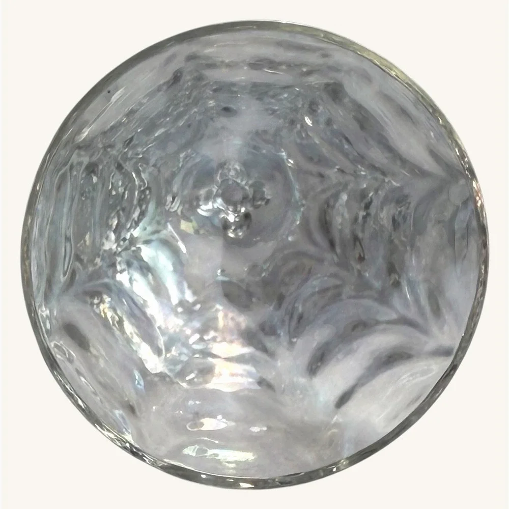 Vintage Fostoria Shell Pearl Iridescent Juice Glass 5